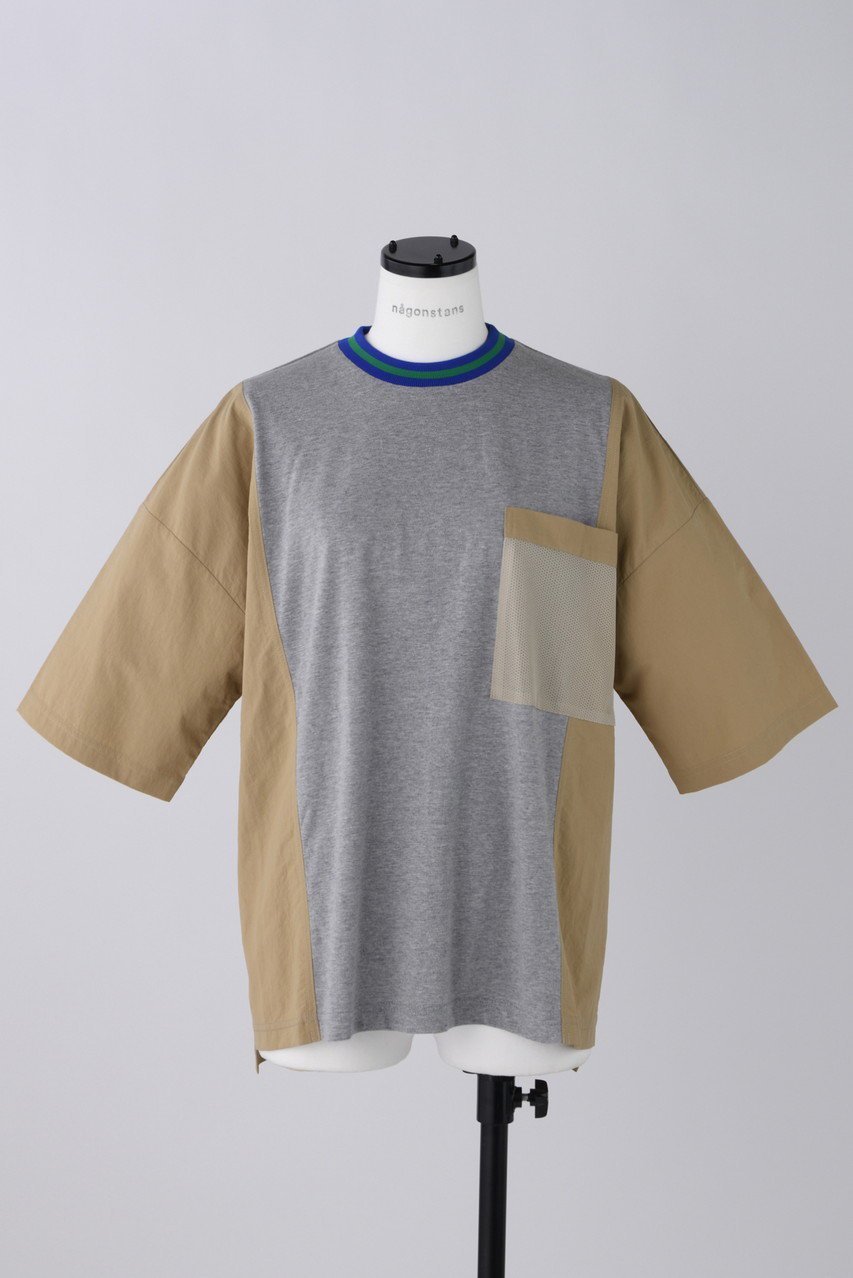 【ナゴンスタンス/nagonstans】のソフト天竺 PKT Tシャツ インテリア・キッズ・メンズ・レディースファッション・服の通販 founy(ファニー) ファッション Fashion レディースファッション Fashion for Women トップス・カットソー Cut & Sew Tops シャツ・ブラウス・オフィスカジュアル Elegant Blouses & Button-Ups ロングTシャツ・Tシャツ Longline T-Shirts & Tees カットソー・ベーシックTシャツ Cut-and-Sewn Tops / Stretch Tees & Basics カットソー Cut and Sewn Top ショート Short, Short Length シンプル Simple, Minimal スリーブ Sleeve, Long Sleeve / Short Sleeve ドッキング Docking, Mixed Material パターン Pattern, Design Print ポケット Pocket, Pocket Detail メッシュ Mesh, Net Fabric エレガント 上品 Elegant 夏 Summer Wolf|ID: prp329100004010201 ipo3291000000032925811