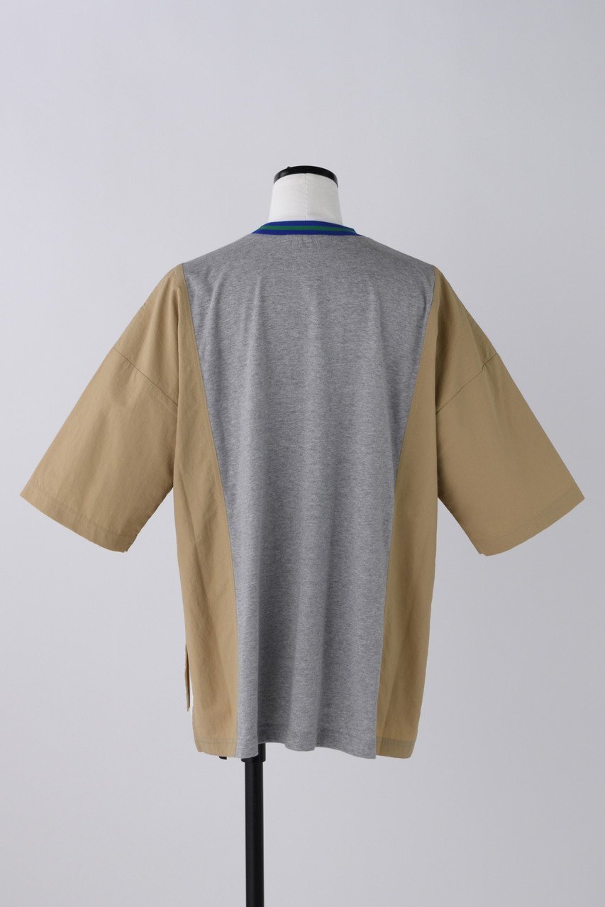 【ナゴンスタンス/nagonstans】のソフト天竺 PKT Tシャツ 人気、トレンドファッション・服の通販 founy(ファニー) ファッション Fashion レディースファッション Fashion for Women トップス・カットソー Cut & Sew Tops シャツ・ブラウス・オフィスカジュアル Elegant Blouses & Button-Ups ロングTシャツ・Tシャツ Longline T-Shirts & Tees カットソー・ベーシックTシャツ Cut-and-Sewn Tops / Stretch Tees & Basics カットソー Cut and Sewn Top ショート Short, Short Length シンプル Simple, Minimal スリーブ Sleeve, Long Sleeve / Short Sleeve ドッキング Docking, Mixed Material パターン Pattern, Design Print ポケット Pocket, Pocket Detail メッシュ Mesh, Net Fabric エレガント 上品 Elegant 夏 Summer other-3|ID: prp329100004010201 ipo3291000000032925829