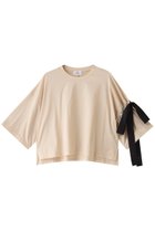 【ランバン オン ブルー/LANVIN en Bleu】のリボンTシャツ ベージュ|ID: prp329100004010218 ipo3291000000032929027