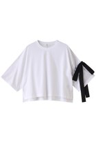 【ランバン オン ブルー/LANVIN en Bleu】のリボンTシャツ ホワイト|ID: prp329100004010218 ipo3291000000032929034