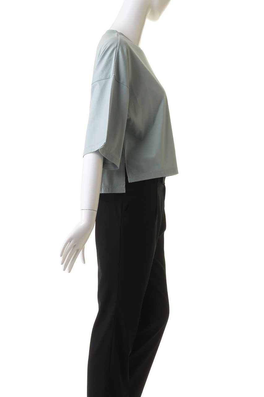 【ランバン オン ブルー/LANVIN en Bleu】のリボンTシャツ 人気、トレンドファッション・服の通販 founy(ファニー) 　ファッション　Fashion　レディースファッション　Fashion for Women　トップス・カットソー　Cut & Sew Tops　シャツ・ブラウス・オフィスカジュアル　Elegant Blouses & Button-Ups　ロングTシャツ・Tシャツ　Longline T-Shirts & Tees　カットソー・ベーシックTシャツ　Cut-and-Sewn Tops / Stretch Tees & Basics　ショート　Short, Short Length　シンプル　Simple, Minimal　スリット　Slit, Slit Detail　スリーブ　Sleeve, Long Sleeve / Short Sleeve　リボン　Ribbon, Bow　other-3|ID: prp329100004010218 ipo3291000000032929053