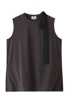 【ランバン オン ブルー/LANVIN en Bleu】のリボンタンクトップ ブラウン|ID: prp329100004010219 ipo3291000000032436003