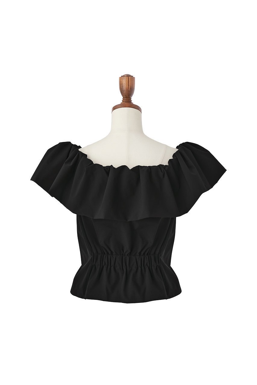【デイジーリン/DAISY LIN】のBlouse “Summer Lady” 人気、トレンドファッション・服の通販 founy(ファニー) 　ファッション　Fashion　レディースファッション　Fashion for Women　トップス・カットソー　Cut & Sew Tops　シャツ・ブラウス・オフィスカジュアル　Elegant Blouses & Button-Ups　おすすめ　Recommended / Our Picks　ギャザー　Gathered, Ruffled　ショート　Short, Short Length　スリーブ　Sleeve, Long Sleeve / Short Sleeve　デコルテ　Décolleté, Neckline　フリル　Frill, Ruffle　ワイド　Wide, Wide Fit　エレガント 上品　Elegant　夏　Summer　other-3|ID: prp329100004010902 ipo3291000000032908565