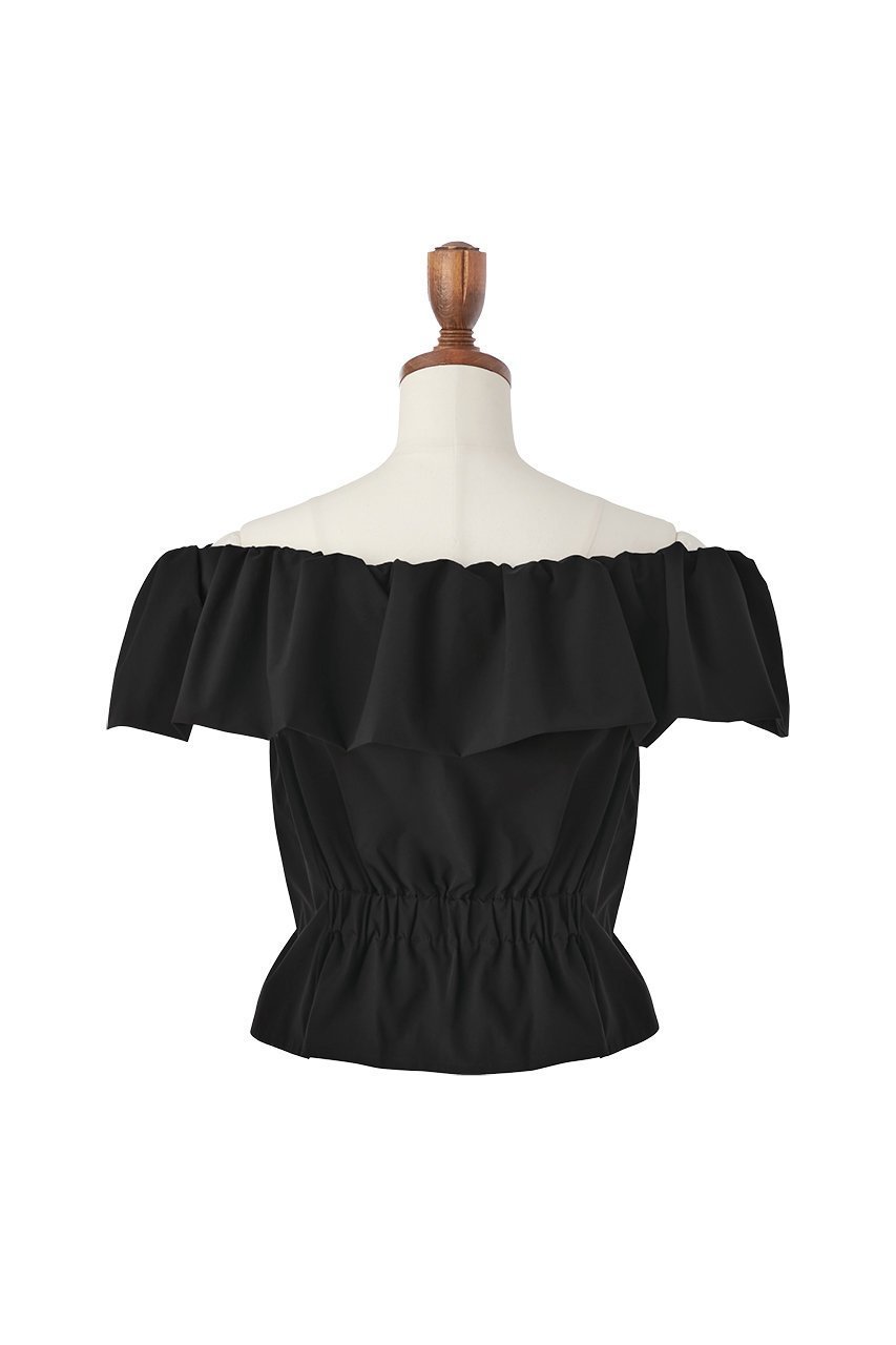 【デイジーリン/DAISY LIN】のBlouse “Summer Lady” 人気、トレンドファッション・服の通販 founy(ファニー) 　ファッション　Fashion　レディースファッション　Fashion for Women　トップス・カットソー　Cut & Sew Tops　シャツ・ブラウス・オフィスカジュアル　Elegant Blouses & Button-Ups　おすすめ　Recommended / Our Picks　ギャザー　Gathered, Ruffled　ショート　Short, Short Length　スリーブ　Sleeve, Long Sleeve / Short Sleeve　デコルテ　Décolleté, Neckline　フリル　Frill, Ruffle　ワイド　Wide, Wide Fit　エレガント 上品　Elegant　夏　Summer　other-5|ID: prp329100004010902 ipo3291000000032908571