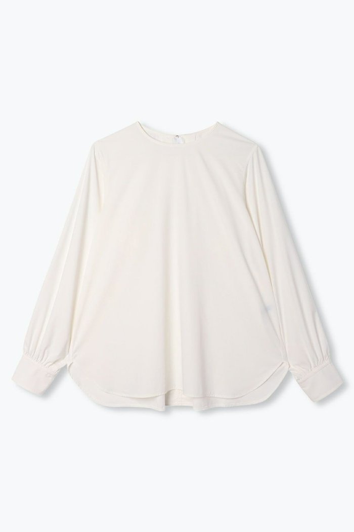 【レリル/lelill】のTHE BASIC BLOUSE インテリア・キッズ・メンズ・レディースファッション・服の通販 founy(ファウニー) https://founy.com/ ファッション Fashion レディースファッション Fashion for Women トップス・カットソー Cut & Sew Tops シャツ・ブラウス・オフィスカジュアル Elegant Blouses & Button-Ups スリーブ Sleeve, Long Sleeve / Short Sleeve ロング Long, Long-Length |ID: prp329100004010906 ipo3291000000036738659