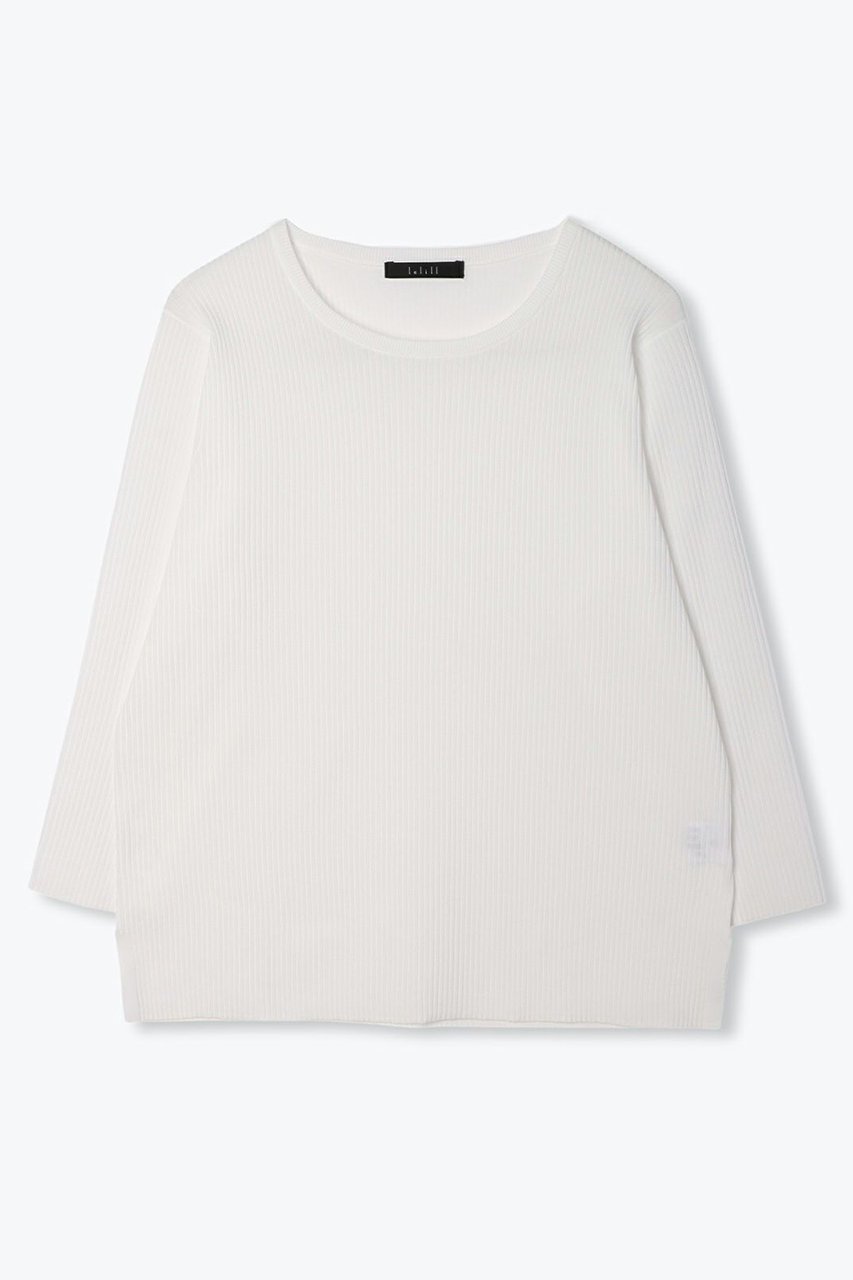 【レリル/lelill】のハイテクリブニット3/4 人気、トレンドファッション・服の通販 founy(ファニー) 　ファッション　Fashion　レディースファッション　Fashion for Women　トップス・カットソー　Cut & Sew Tops　ニット　Knit Tops & Sweaters　カジュアルプルオーバー・ニットトップス　Pullovers & Knit Tops / Casual Pullovers　リブニット　Rib Knit, Ribbed Knit　夏　Summer　春　Spring　S/S・春夏　SS, Spring/Summer, Warm Season　洗える　Machine Washable　 other-1|ID: prp329100004010907 ipo3291000000032935091