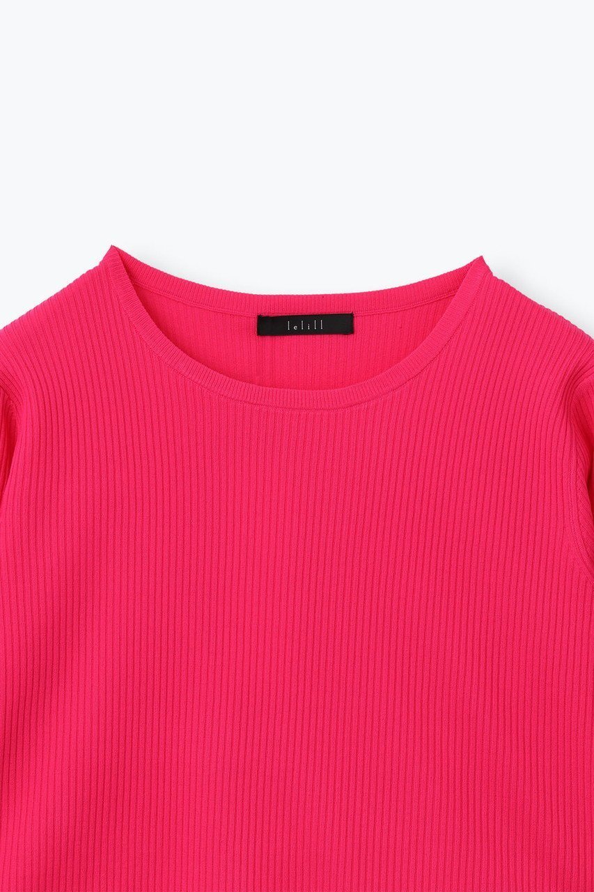 【レリル/lelill】のハイテクリブニット3/4 人気、トレンドファッション・服の通販 founy(ファニー) 　ファッション　Fashion　レディースファッション　Fashion for Women　トップス・カットソー　Cut & Sew Tops　ニット　Knit Tops & Sweaters　カジュアルプルオーバー・ニットトップス　Pullovers & Knit Tops / Casual Pullovers　リブニット　Rib Knit, Ribbed Knit　夏　Summer　春　Spring　S/S・春夏　SS, Spring/Summer, Warm Season　洗える　Machine Washable　other-3|ID: prp329100004010907 ipo3291000000032935143