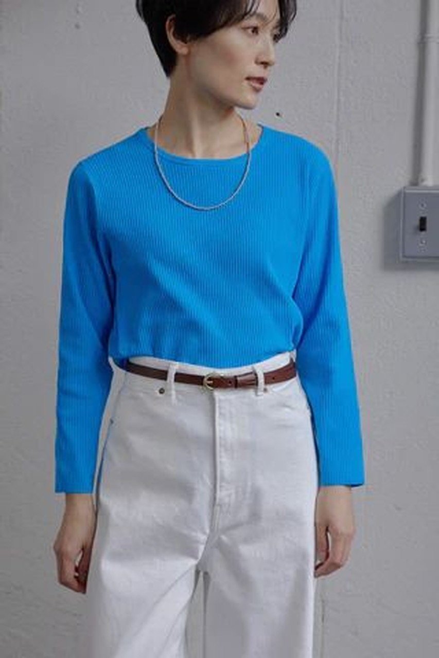 【レリル/lelill】のハイテクリブニット3/4 人気、トレンドファッション・服の通販 founy(ファニー) 　ファッション　Fashion　レディースファッション　Fashion for Women　トップス・カットソー　Cut & Sew Tops　ニット　Knit Tops & Sweaters　カジュアルプルオーバー・ニットトップス　Pullovers & Knit Tops / Casual Pullovers　リブニット　Rib Knit, Ribbed Knit　夏　Summer　春　Spring　S/S・春夏　SS, Spring/Summer, Warm Season　洗える　Machine Washable　other-7|ID: prp329100004010907 ipo3291000000032935181