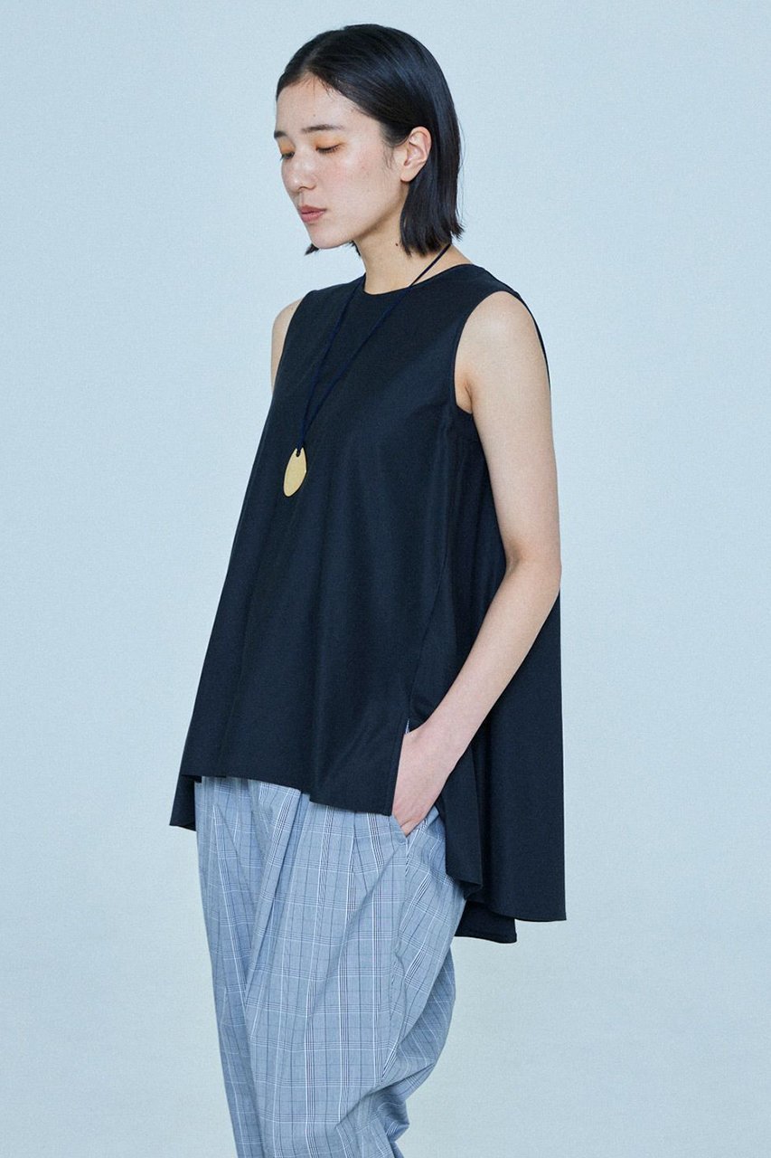 【レリル/lelill】のバックギャザーチュニック 人気、トレンドファッション・服の通販 founy(ファニー) 　ファッション　Fashion　レディースファッション　Fashion for Women　ワンピース　Dresses　チュニック　Tunic Tops & Dresses　ギャザー　Gathered, Ruffled　チュニック　Tunic, Long Top　ノースリーブ　Sleeveless, No-Sleeve　ワイド　Wide, Wide Fit　夏　Summer　other-2|ID: prp329100004010908 ipo3291000000032867285