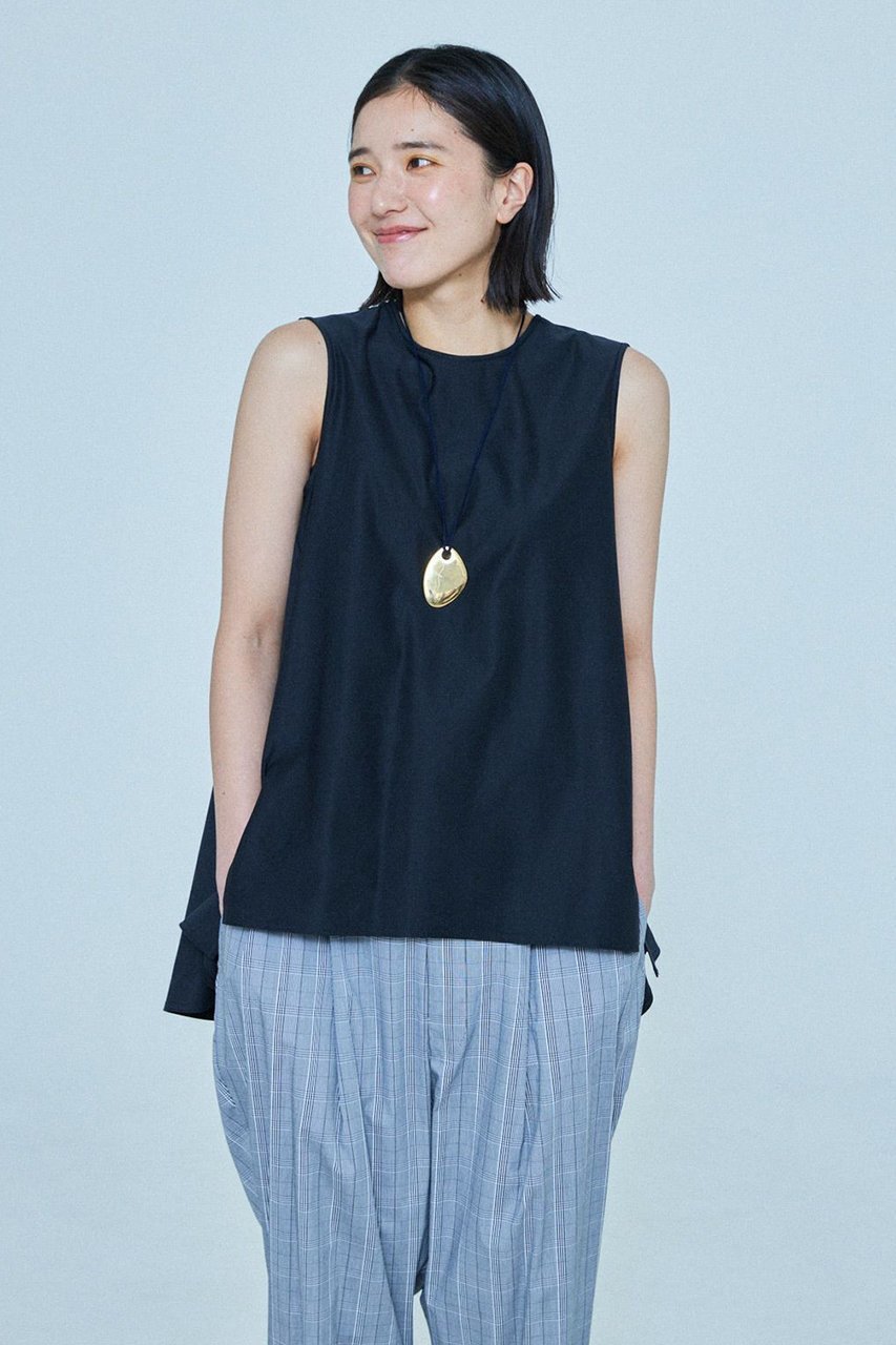 【レリル/lelill】のバックギャザーチュニック 人気、トレンドファッション・服の通販 founy(ファニー) 　ファッション　Fashion　レディースファッション　Fashion for Women　ワンピース　Dresses　チュニック　Tunic Tops & Dresses　ギャザー　Gathered, Ruffled　チュニック　Tunic, Long Top　ノースリーブ　Sleeveless, No-Sleeve　ワイド　Wide, Wide Fit　夏　Summer　other-3|ID: prp329100004010908 ipo3291000000032867293