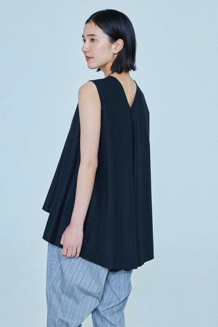 【レリル/lelill】のバックギャザーチュニック 人気、トレンドファッション・服の通販 founy(ファニー) 　ファッション　Fashion　レディースファッション　Fashion for Women　ワンピース　Dresses　チュニック　Tunic Tops & Dresses　ギャザー　Gathered, Ruffled　チュニック　Tunic, Long Top　ノースリーブ　Sleeveless, No-Sleeve　ワイド　Wide, Wide Fit　夏　Summer　other-5|ID: prp329100004010908 ipo3291000000032867304