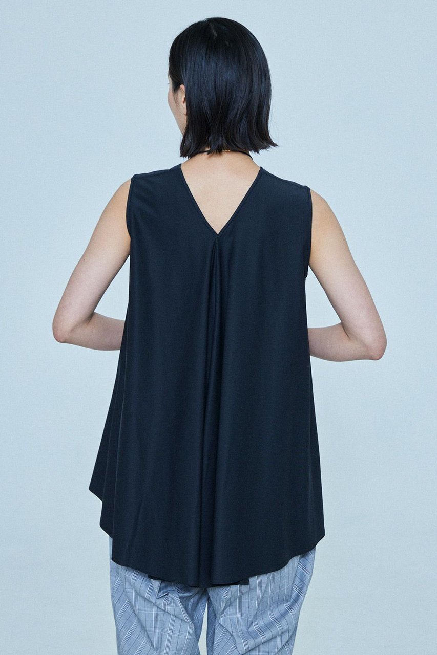 【レリル/lelill】のバックギャザーチュニック 人気、トレンドファッション・服の通販 founy(ファニー) 　ファッション　Fashion　レディースファッション　Fashion for Women　ワンピース　Dresses　チュニック　Tunic Tops & Dresses　ギャザー　Gathered, Ruffled　チュニック　Tunic, Long Top　ノースリーブ　Sleeveless, No-Sleeve　ワイド　Wide, Wide Fit　夏　Summer　other-6|ID: prp329100004010908 ipo3291000000032867309