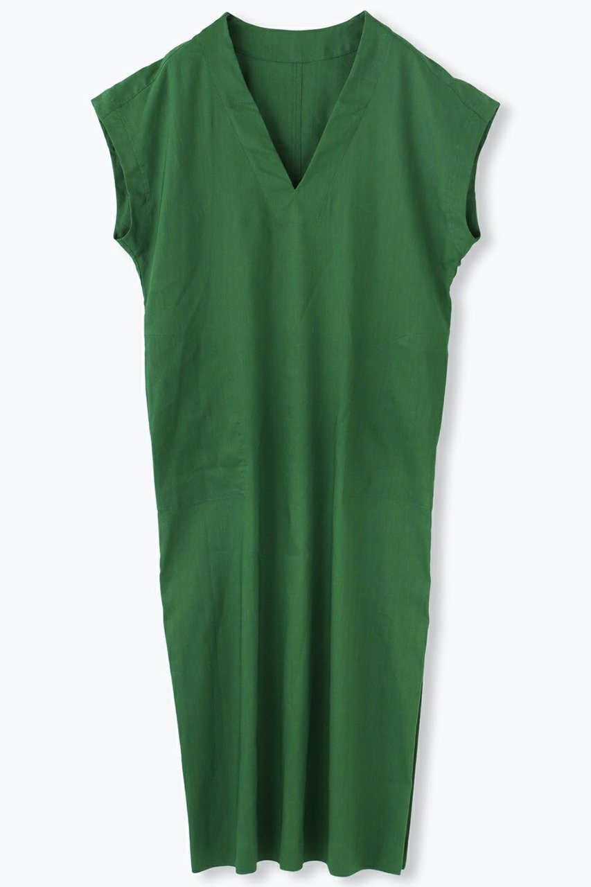【レリル/lelill】のリネンソロサックOP インテリア・キッズ・メンズ・レディースファッション・服の通販 founy(ファニー) 　ファッション　Fashion　レディースファッション　WOMEN　ワンピース　Dress　チュニック　Tunic　ストレッチ　Stretch　チュニック　Tunic　リネン　Linen　リラックス　Relax　夏　Summer　春　Spring　グリーン|ID: prp329100004010910 ipo3291000000032000694