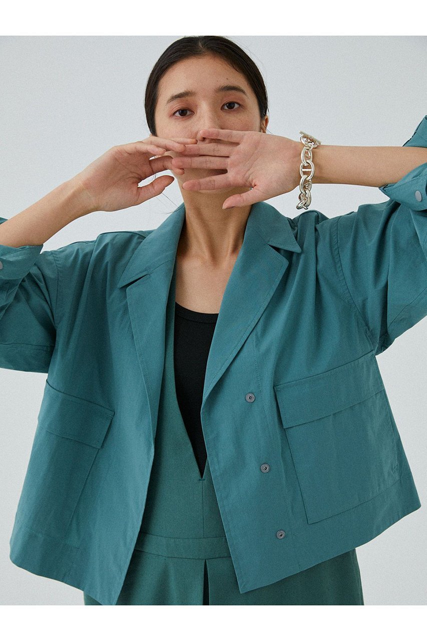 【レリル/lelill】のスペンサーシャツ 人気、トレンドファッション・服の通販 founy(ファニー) 　ファッション　Fashion　レディースファッション　WOMEN　トップス・カットソー　Tops/Tshirt　シャツ/ブラウス　Shirts/Blouses　ショート　Short　ジャケット　Jacket　ストレッチ　Stretch　スリーブ　Sleeve　ビッグ　Big　フロント　Front　ポケット　Pocket　ミックス　Mix　ロング　Long　other-5|ID: prp329100004010911 ipo3291000000031450807