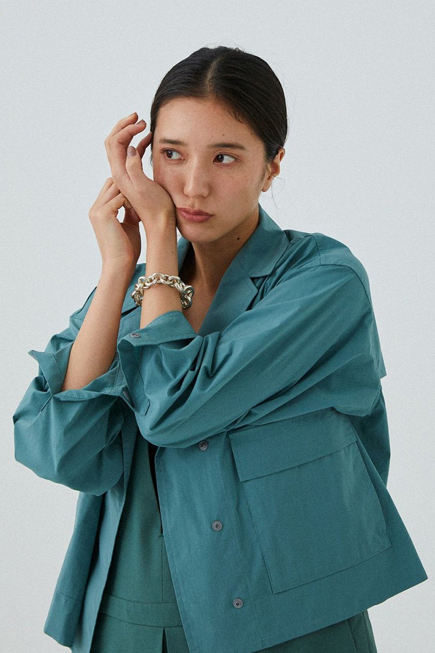 【レリル/lelill】のスペンサーシャツ 人気、トレンドファッション・服の通販 founy(ファニー) 　ファッション　Fashion　レディースファッション　WOMEN　トップス・カットソー　Tops/Tshirt　シャツ/ブラウス　Shirts/Blouses　ショート　Short　ジャケット　Jacket　ストレッチ　Stretch　スリーブ　Sleeve　ビッグ　Big　フロント　Front　ポケット　Pocket　ミックス　Mix　ロング　Long　other-6|ID: prp329100004010911 ipo3291000000031450808