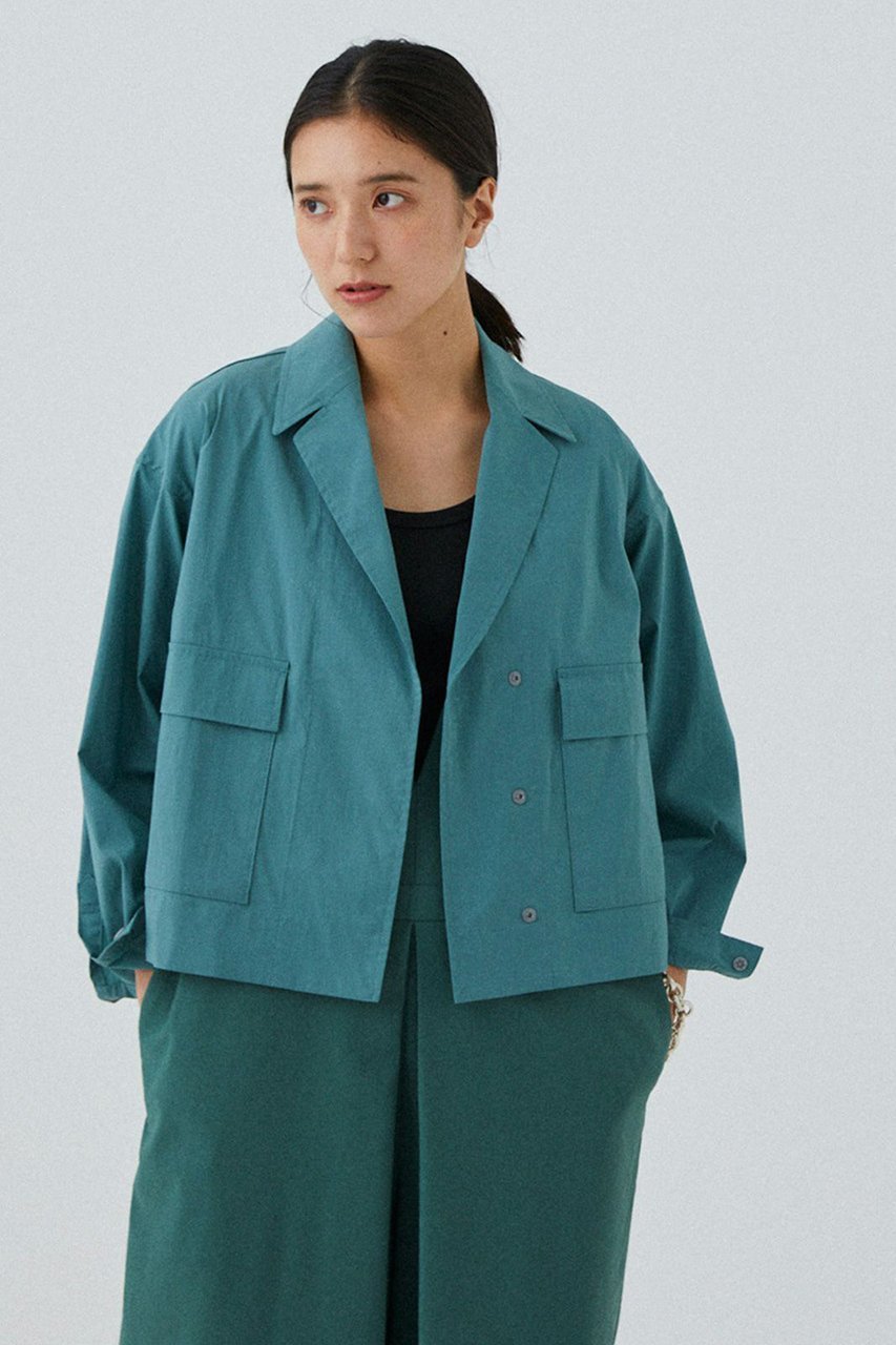 【レリル/lelill】のスペンサーシャツ 人気、トレンドファッション・服の通販 founy(ファニー) 　ファッション　Fashion　レディースファッション　WOMEN　トップス・カットソー　Tops/Tshirt　シャツ/ブラウス　Shirts/Blouses　ショート　Short　ジャケット　Jacket　ストレッチ　Stretch　スリーブ　Sleeve　ビッグ　Big　フロント　Front　ポケット　Pocket　ミックス　Mix　ロング　Long　other-8|ID: prp329100004010911 ipo3291000000031450810