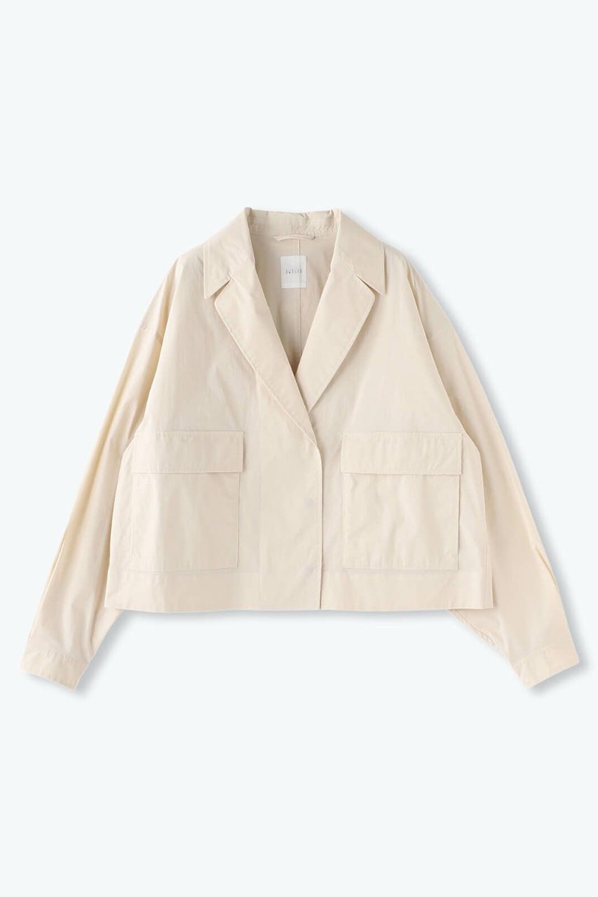 【レリル/lelill】のスペンサーシャツ インテリア・キッズ・メンズ・レディースファッション・服の通販 founy(ファニー) 　ファッション　Fashion　レディースファッション　Fashion for Women　トップス・カットソー　Cut & Sew Tops　シャツ・ブラウス・オフィスカジュアル　Elegant Blouses & Button-Ups　ショート　Short, Short Length　ジャケット　Jacket, Outerwear　ストレッチ　Stretch, Stretchy Fabric　スリーブ　Sleeve, Long Sleeve / Short Sleeve　ビッグ　Big, Oversized　フロント　Front, Front Design　ポケット　Pocket, Pocket Detail　ミックス　Mix, Mixed Style　ロング　Long, Long-Length　エクリュ|ID: prp329100004010911 ipo3291000000032844068