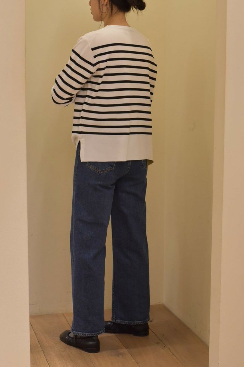 【レリル/lelill】のハイテクボーダーリブニット(レギュラーフィット) 人気、トレンドファッション・服の通販 founy(ファニー) 　ファッション　Fashion　レディースファッション　WOMEN　トップス・カットソー　Tops/Tshirt　ニット　Knit Tops　プルオーバー　Pullover　フィット　Fit　リブニット　Rib Knit　レギュラー　Regular　洗える　Washable　other-2|ID: prp329100004010915 ipo3291000000031450821