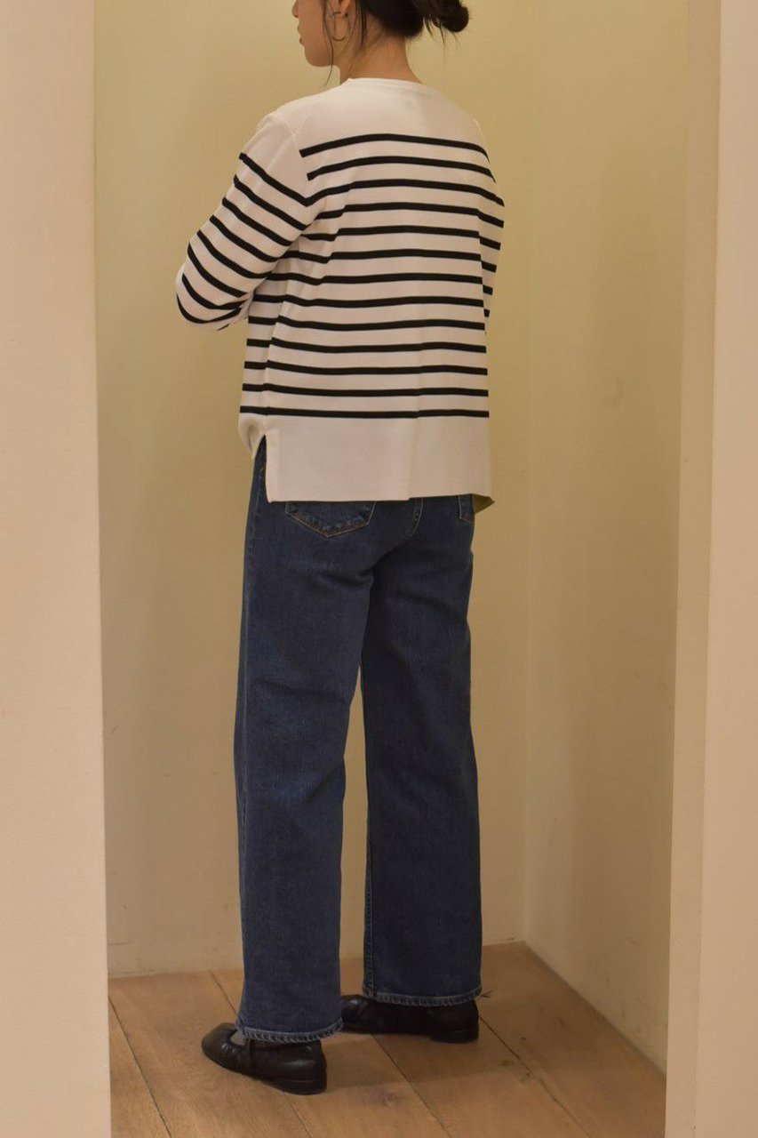 【レリル/lelill】のハイテクボーダーリブニット(レギュラーフィット) 人気、トレンドファッション・服の通販 founy(ファニー) ファッション Fashion レディースファッション Fashion for Women トップス・カットソー Cut & Sew Tops ニット Knit Tops & Sweaters カジュアルプルオーバー・ニットトップス Pullovers & Knit Tops / Casual Pullovers フィット Fit, Slim Fit リブニット Rib Knit, Ribbed Knit レギュラー Regular, Standard Fit 洗える Machine Washable other-2|ID: prp329100004010915 ipo3291000000034555475