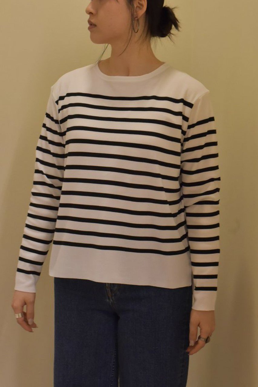 【レリル/lelill】のハイテクボーダーリブニット(レギュラーフィット) 人気、トレンドファッション・服の通販 founy(ファニー) ファッション Fashion レディースファッション Fashion for Women トップス・カットソー Cut & Sew Tops ニット Knit Tops & Sweaters カジュアルプルオーバー・ニットトップス Pullovers & Knit Tops / Casual Pullovers フィット Fit, Slim Fit リブニット Rib Knit, Ribbed Knit レギュラー Regular, Standard Fit 洗える Machine Washable other-3|ID: prp329100004010915 ipo3291000000034555476