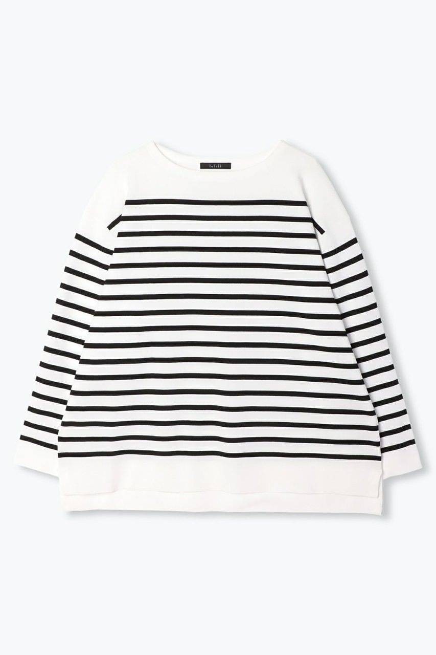 【レリル/lelill】のハイテクボーダーリブニット(オーバーサイズ) 人気、トレンドファッション・服の通販 founy(ファニー) 　ファッション　Fashion　レディースファッション　Fashion for Women　トップス・カットソー　Cut & Sew Tops　ニット　Knit Tops & Sweaters　カジュアルプルオーバー・ニットトップス　Pullovers & Knit Tops / Casual Pullovers　リブニット　Rib Knit, Ribbed Knit　洗える　Machine Washable　 other-1|ID: prp329100004010916 ipo3291000000032921638