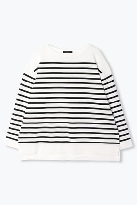 【レリル/lelill】 ハイテクボーダーリブニット(オーバーサイズ)人気、トレンドファッション・服の通販 founy(ファニー) ファッション Fashion レディースファッション Fashion for Women トップス・カットソー Cut & Sew Tops ニット Knit Tops & Sweaters カジュアルプルオーバー・ニットトップス Pullovers & Knit Tops / Casual Pullovers リブニット Rib Knit, Ribbed Knit 洗える Machine Washable |ID:prp329100004010916