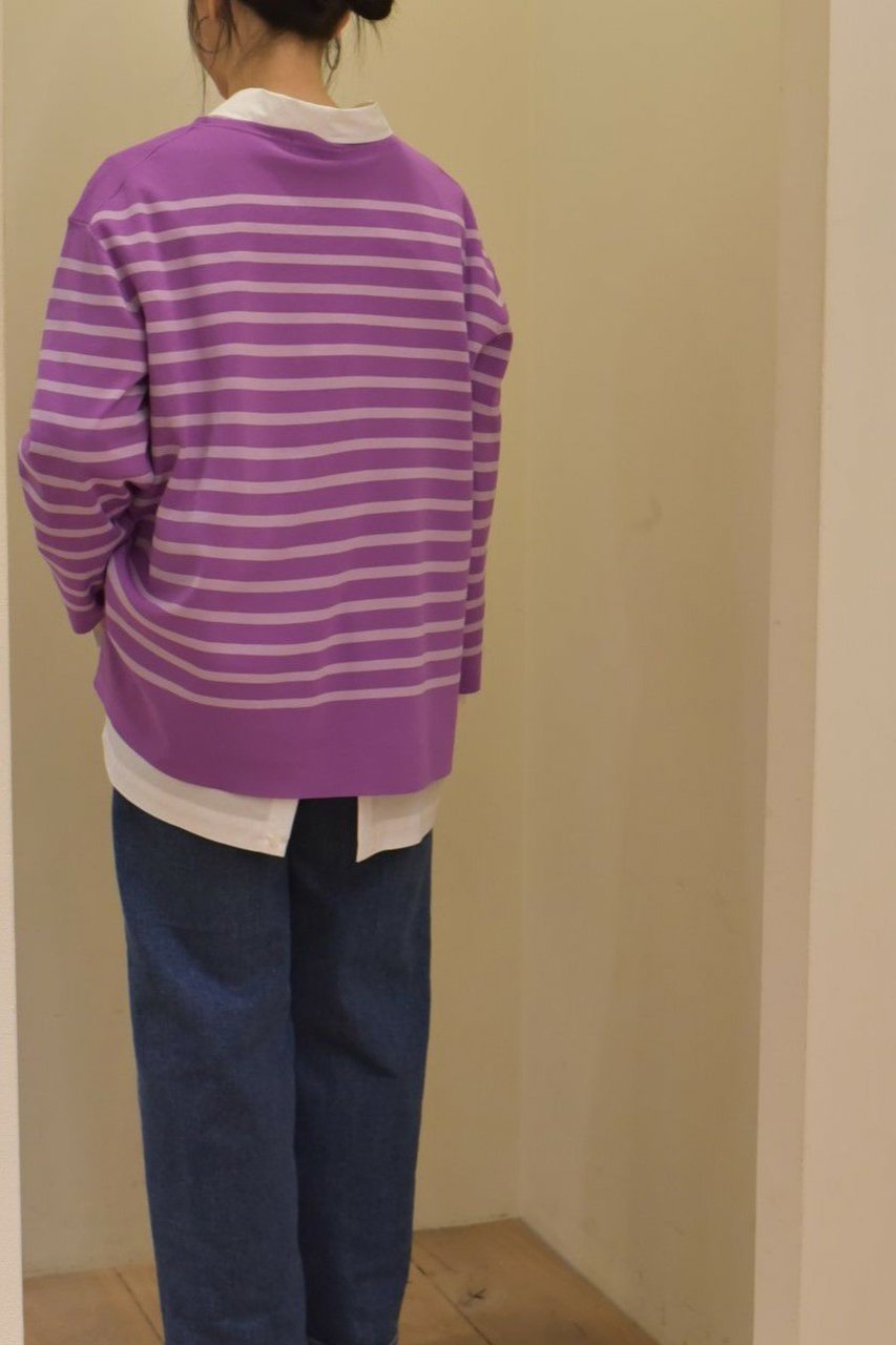 【レリル/lelill】のハイテクボーダーリブニット(オーバーサイズ) 人気、トレンドファッション・服の通販 founy(ファニー) ファッション Fashion レディースファッション Fashion for Women トップス・カットソー Cut & Sew Tops ニット Knit Tops & Sweaters カジュアルプルオーバー・ニットトップス Pullovers & Knit Tops / Casual Pullovers リブニット Rib Knit, Ribbed Knit 洗える Machine Washable other-3|ID: prp329100004010916 ipo3291000000036530615