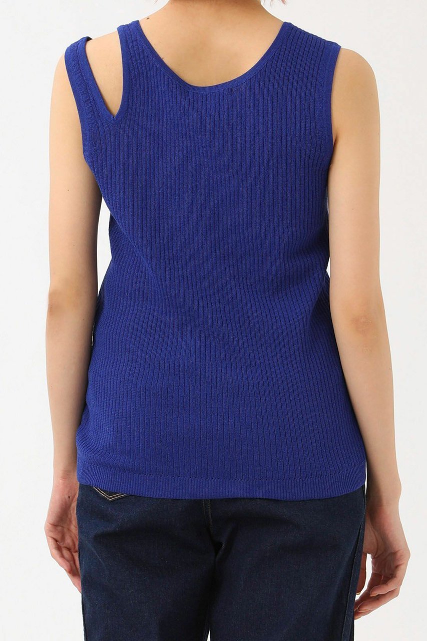 【レリル/lelill】のビスリネンスリットショルダーノースリーブ 人気、トレンドファッション・服の通販 founy(ファニー) 　ファッション　Fashion　レディースファッション　WOMEN　トップス・カットソー　Tops/Tshirt　キャミソール / ノースリーブ　No Sleeves　シャツ/ブラウス　Shirts/Blouses　ロング / Tシャツ　T-Shirts　カットソー　Cut and Sewn　おすすめ　Recommend　アンサンブル　Ensemble　インナー　Inner　カーディガン　Cardigan　キャミソール　Camisole　ショルダー　Shoulder　スリット　Slit　タンク　Tank　ミックス　Mix　リネン　Linen　夏　Summer　other-2|ID: prp329100004010917 ipo3291000000031450826