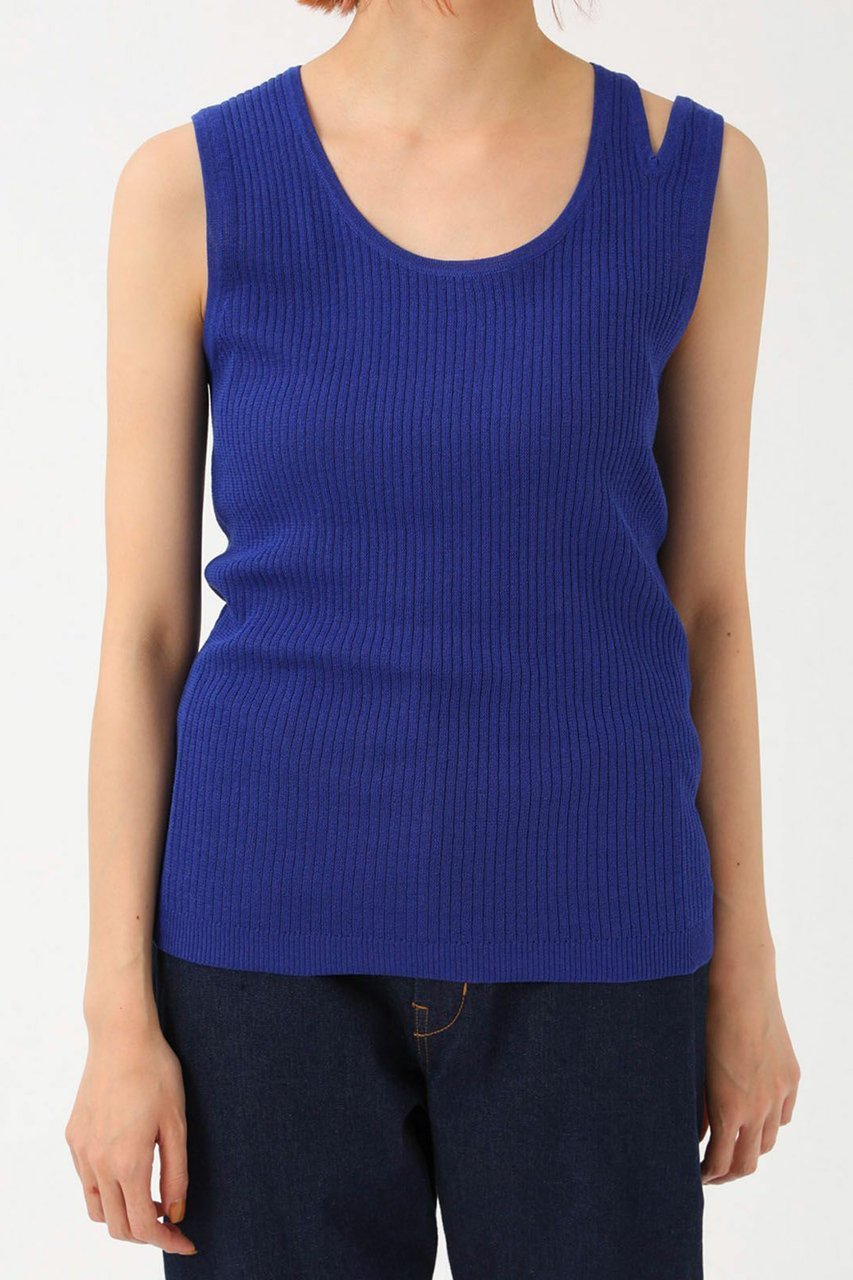 【レリル/lelill】のビスリネンスリットショルダーノースリーブ 人気、トレンドファッション・服の通販 founy(ファニー) 　ファッション　Fashion　レディースファッション　WOMEN　トップス・カットソー　Tops/Tshirt　キャミソール / ノースリーブ　No Sleeves　シャツ/ブラウス　Shirts/Blouses　ロング / Tシャツ　T-Shirts　カットソー　Cut and Sewn　おすすめ　Recommend　アンサンブル　Ensemble　インナー　Inner　カーディガン　Cardigan　キャミソール　Camisole　ショルダー　Shoulder　スリット　Slit　タンク　Tank　ミックス　Mix　リネン　Linen　夏　Summer　other-4|ID: prp329100004010917 ipo3291000000031450828