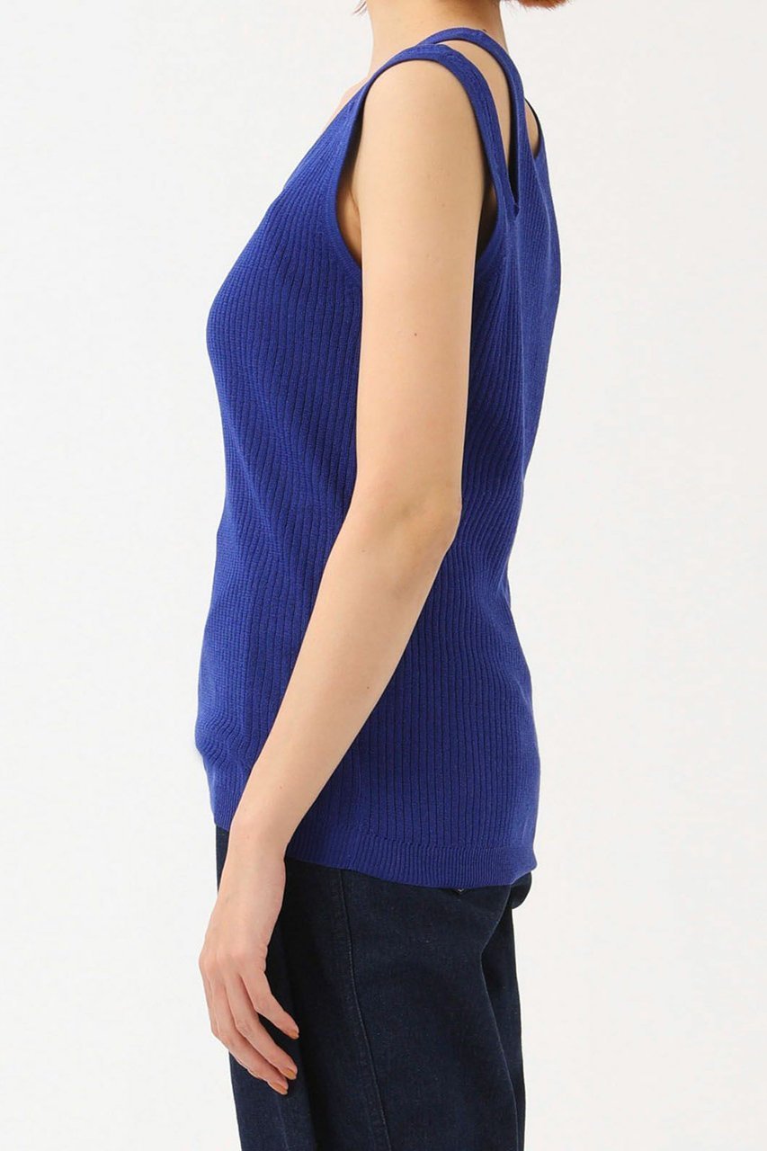 【レリル/lelill】のビスリネンスリットショルダーノースリーブ 人気、トレンドファッション・服の通販 founy(ファニー) 　ファッション　Fashion　レディースファッション　Fashion for Women　トップス・カットソー　Cut & Sew Tops　キャミソール&ノースリーブ　Camisoles & Sleeveless Tops　シャツ・ブラウス・オフィスカジュアル　Elegant Blouses & Button-Ups　ロングTシャツ・Tシャツ　Longline T-Shirts & Tees　カットソー・ベーシックTシャツ　Cut-and-Sewn Tops / Stretch Tees & Basics　おすすめ　Recommended / Our Picks　アンサンブル　Ensemble Set　インナー　Innerwear　カーディガン　Cardigan, Knitwear　キャミソール　Camisole, Spaghetti Strap Top　ショルダー　Shoulder, Shoulder Strap　スリット　Slit, Slit Detail　タンク　Tank Top, Sleeveless Top　ミックス　Mix, Mixed Style　リネン　Linen, Linen Fabric　夏　Summer　other-3|ID: prp329100004010917 ipo3291000000032842468