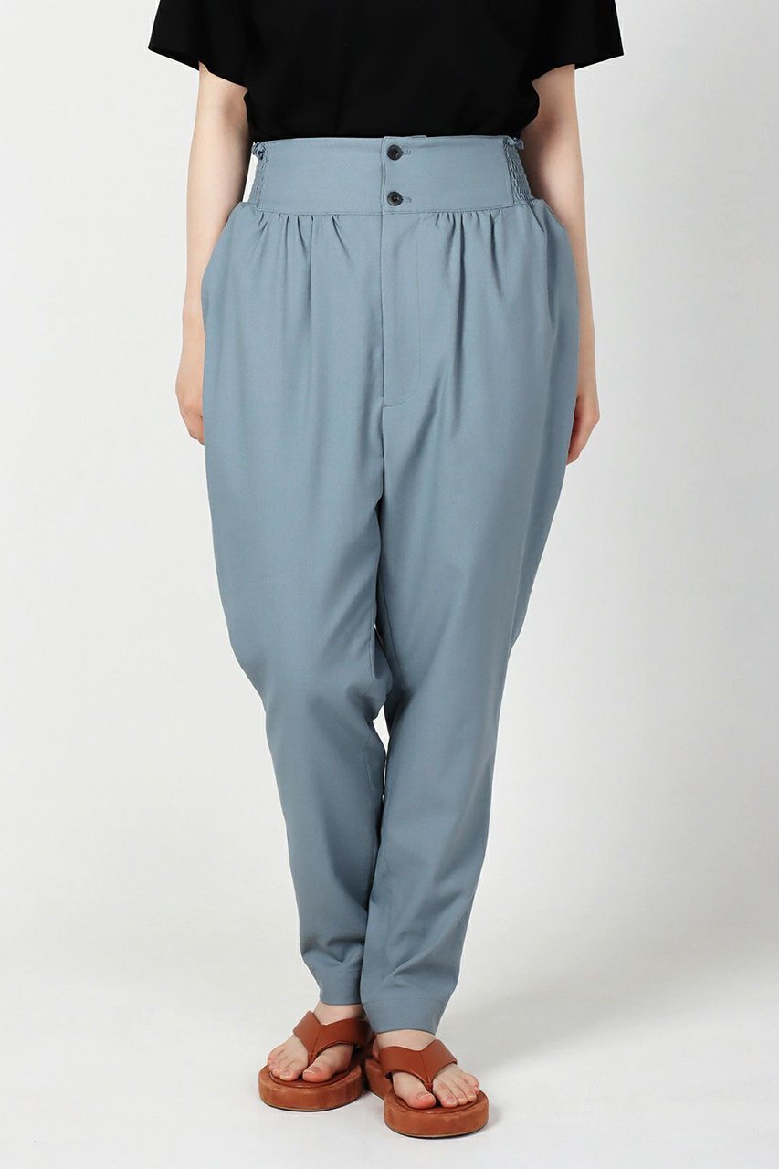 【レリル/lelill】のハイテク レースアップギャザーPT 人気、トレンドファッション・服の通販 founy(ファニー) 　ファッション　Fashion　レディースファッション　WOMEN　パンツ　Pants　シャーリング　Shirring　シンプル　Simple　ストレッチ　Stretch　リネン　Linen　レース　Race　夏　Summer　other-2|ID: prp329100004010919 ipo3291000000031450838
