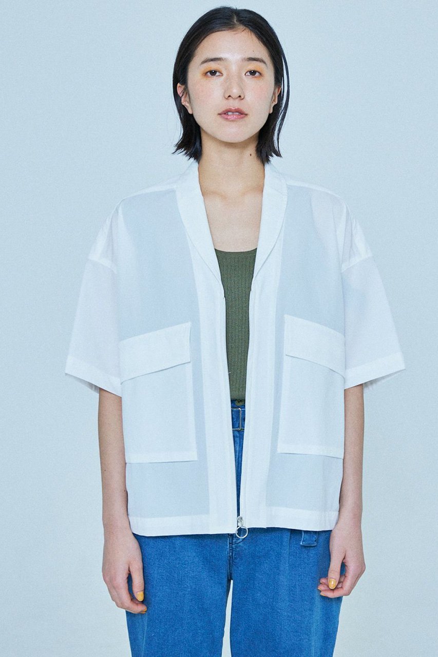【レリル/lelill】のオールウェザーショートシャツJK 人気、トレンドファッション・服の通販 founy(ファニー) 　ファッション　Fashion　レディースファッション　WOMEN　トップス・カットソー　Tops/Tshirt　シャツ/ブラウス　Shirts/Blouses　おすすめ　Recommend　ショート　Short　ショール　Shawl　ジャケット　Jacket　スリーブ　Sleeve　セットアップ　Set Up　デニム　Denim　ポケット　Pocket　夏　Summer　羽織　Haori　other-3|ID: prp329100004010921 ipo3291000000031450848