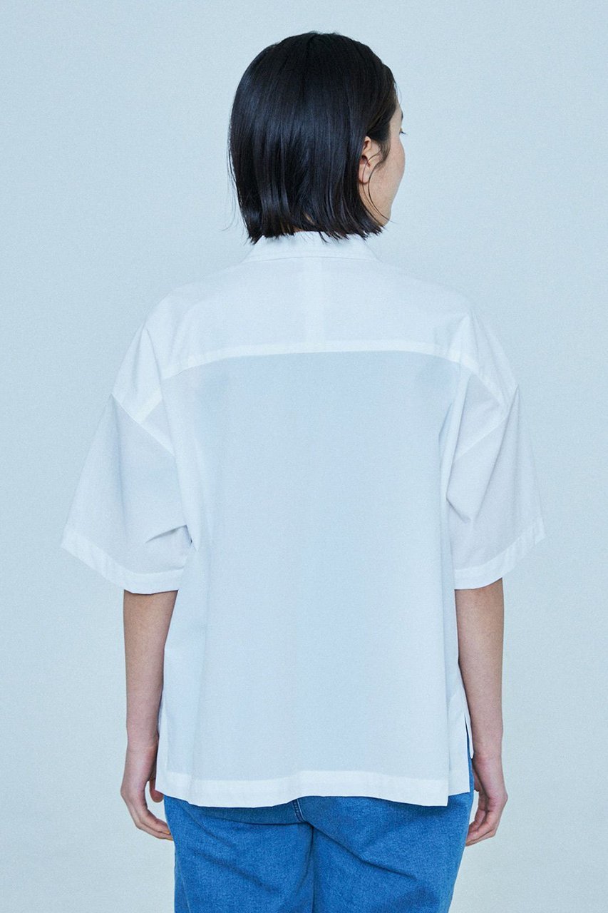 【レリル/lelill】のオールウェザーショートシャツJK 人気、トレンドファッション・服の通販 founy(ファニー) 　ファッション　Fashion　レディースファッション　WOMEN　トップス・カットソー　Tops/Tshirt　シャツ/ブラウス　Shirts/Blouses　おすすめ　Recommend　ショート　Short　ショール　Shawl　ジャケット　Jacket　スリーブ　Sleeve　セットアップ　Set Up　デニム　Denim　ポケット　Pocket　夏　Summer　羽織　Haori　other-6|ID: prp329100004010921 ipo3291000000031450853