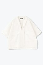 【レリル/lelill】のオールウェザーショートシャツJK ホワイト|ID: prp329100004010921 ipo3291000000032916036
