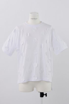 【エンフォルド/ENFOLD】のソフト天竺 ドットT/SH Tシャツ 人気、トレンドファッション・服の通販 founy(ファニー) ファッション Fashion レディースファッション WOMEN トップス・カットソー Tops/Tshirt シャツ/ブラウス Shirts/Blouses ロング / Tシャツ T-Shirts カットソー Cut and Sewn ショート Short スリーブ Sleeve ドット Dot ベーシック Basic モチーフ Motif リラックス Relax |ID:prp329100004010927