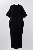 【エンフォルド/ENFOLD】のStaple天竺 スクエアドレープ DRS/ドレス ブラック|ID: prp329100004010928 ipo3291000000035793791