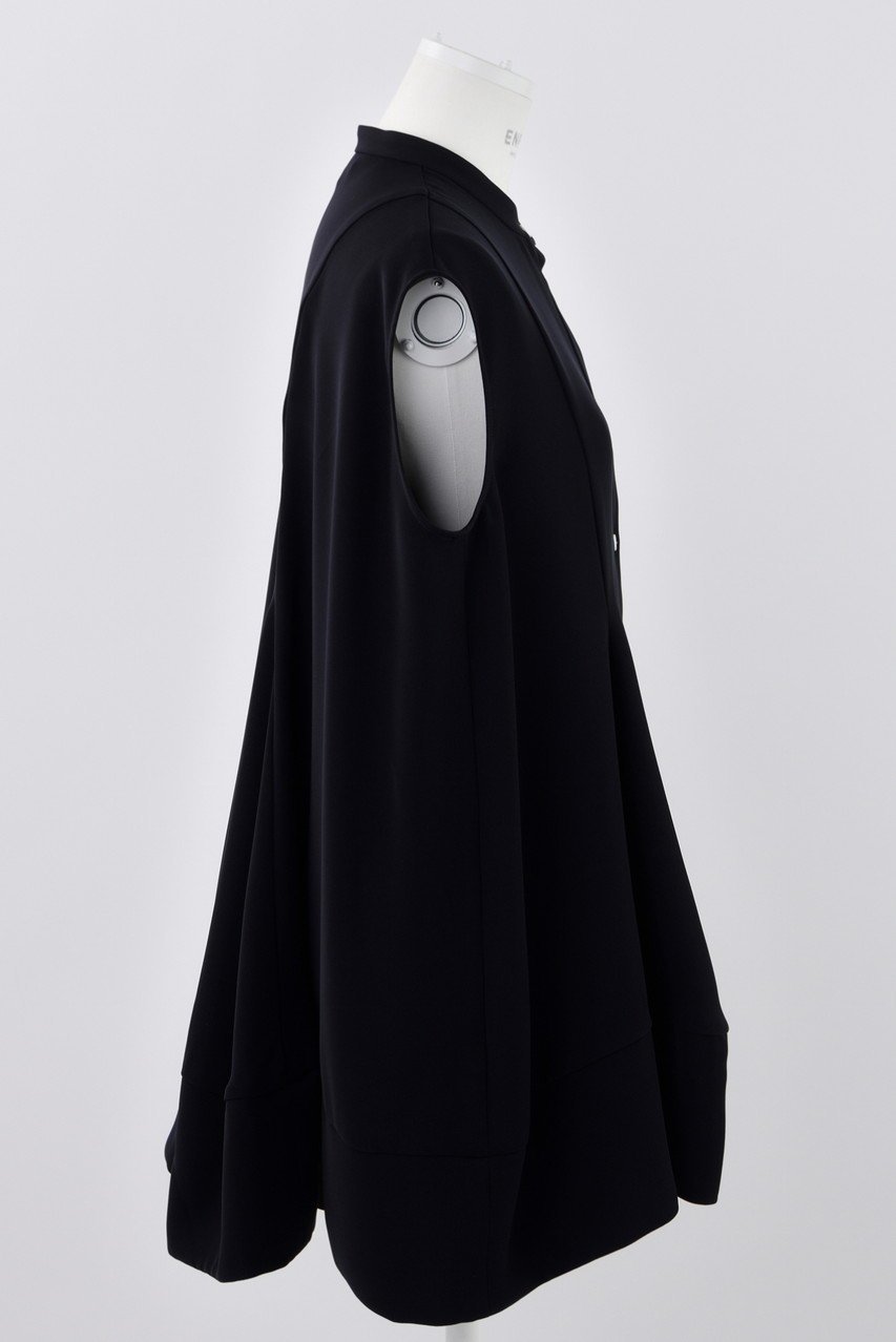 【エンフォルド/ENFOLD】のPEツイル 立体フレアヘム BL/ブラウス 人気、トレンドファッション・服の通販 founy(ファニー) 　ファッション　Fashion　レディースファッション　Fashion for Women　トップス・カットソー　Cut & Sew Tops　キャミソール&ノースリーブ　Camisoles & Sleeveless Tops　シャツ・ブラウス・オフィスカジュアル　Elegant Blouses & Button-Ups　とろみ　Fluid, Flowy Fabric　ツイル　Twist, Twisted Detail　ノースリーブ　Sleeveless, No-Sleeve　リラックス　Relax, Relaxed Fit　エレガント 上品　Elegant　人気　Popular, Best Seller　定番　Standard, Basic Item　other-4|ID: prp329100004010929 ipo3291000000032907112