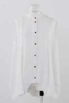 【エンフォルド/ENFOLD】のPEツイル 立体フレアヘム BL/ブラウス ホワイト|ID: prp329100004010929 ipo3291000000036724860