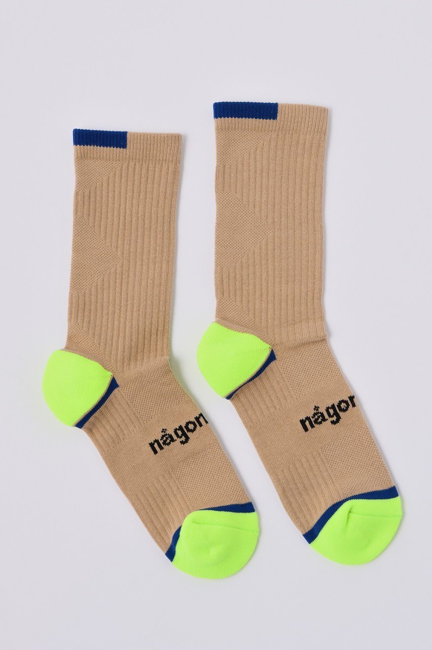 【ナゴンスタンス/nagonstans】のRib Combi Socks/ソックス インテリア・キッズ・メンズ・レディースファッション・服の通販 founy(ファニー) 　ファッション　Fashion　レディースファッション　Fashion for Women　ソックス&靴下　Socks & Hosiery　レッグウェア・ストッキング　Legwear & Hosiery　カラフル　Colorful Design　ソックス　Socks, Hosiery　Sand|ID: prp329100004010932 ipo3291000000032844605