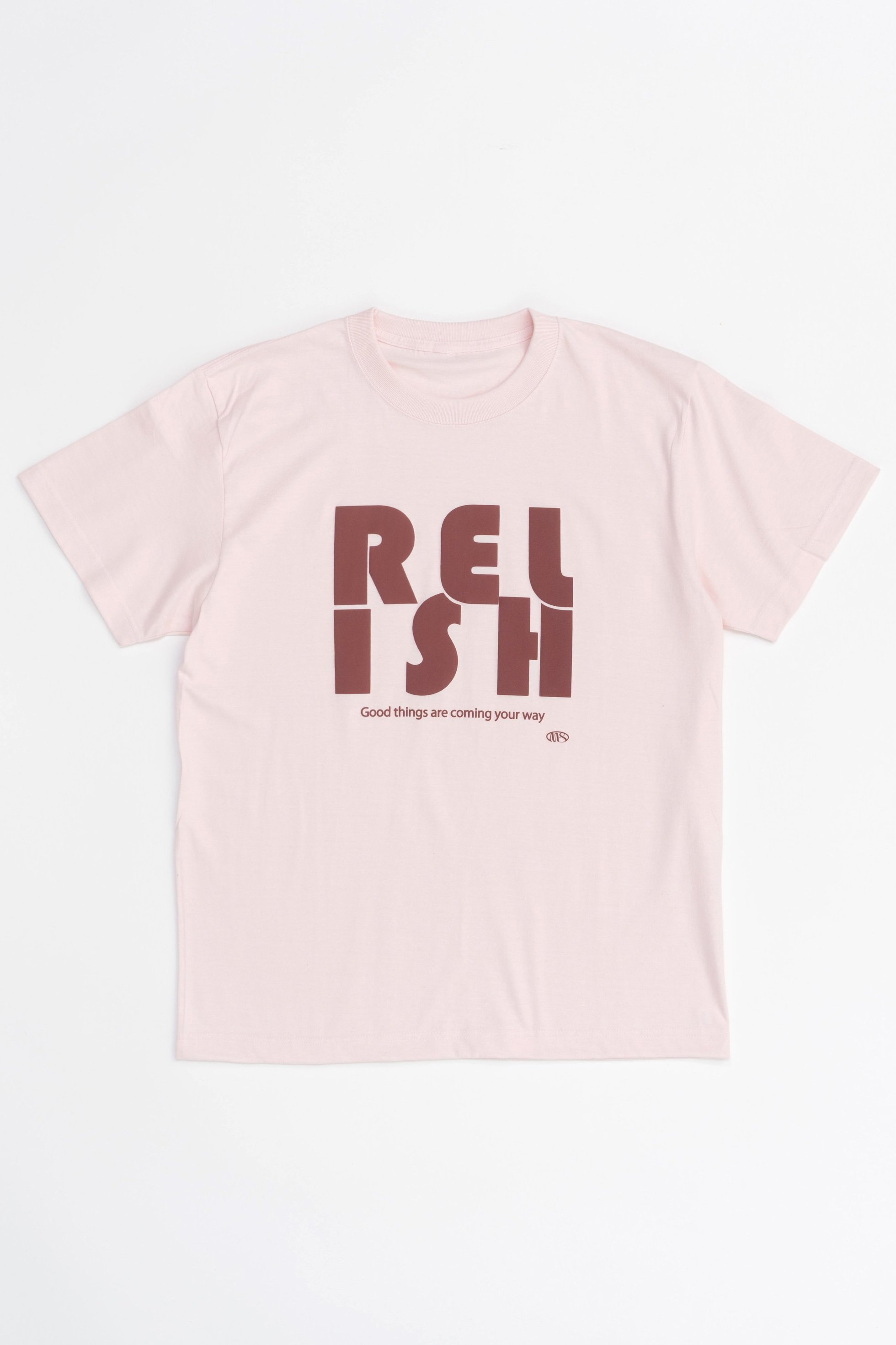 【メゾンスペシャル/MAISON SPECIAL】のRELISH Puff Printing T-shirt/RELISH発泡プリントTシャツ インテリア・キッズ・メンズ・レディースファッション・服の通販 founy(ファニー) 　ファッション　Fashion　レディースファッション　Fashion for Women　トップス・カットソー　Cut & Sew Tops　シャツ・ブラウス・オフィスカジュアル　Elegant Blouses & Button-Ups　ロングTシャツ・Tシャツ　Longline T-Shirts & Tees　カットソー・ベーシックTシャツ　Cut-and-Sewn Tops / Stretch Tees & Basics　ショート　Short, Short Length　スリーブ　Sleeve, Long Sleeve / Short Sleeve　プリント　Print, Printed Pattern　PNK(ピンク)|ID: prp329100004012110 ipo3291000000032912666