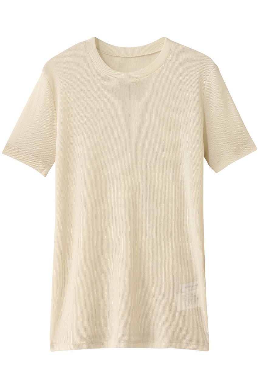 【スタニングルアー/STUNNING LURE】のシアーテレコTシャツ インテリア・キッズ・メンズ・レディースファッション・服の通販 founy(ファニー) 　ファッション　Fashion　レディースファッション　Fashion for Women　トップス・カットソー　Cut & Sew Tops　キャミソール&ノースリーブ　Camisoles & Sleeveless Tops　シャツ・ブラウス・オフィスカジュアル　Elegant Blouses & Button-Ups　ロングTシャツ・Tシャツ　Longline T-Shirts & Tees　カットソー・ベーシックTシャツ　Cut-and-Sewn Tops / Stretch Tees & Basics　インナー　Innerwear　キャミソール　Camisole, Spaghetti Strap Top　コンパクト　Compact, Small Size　タンク　Tank Top, Sleeveless Top　テレコ　Ribbed, Rib Stitch　フィット　Fit, Slim Fit　エレガント 上品　Elegant　アイボリー|ID: prp329100004012120 ipo3291000000032321985