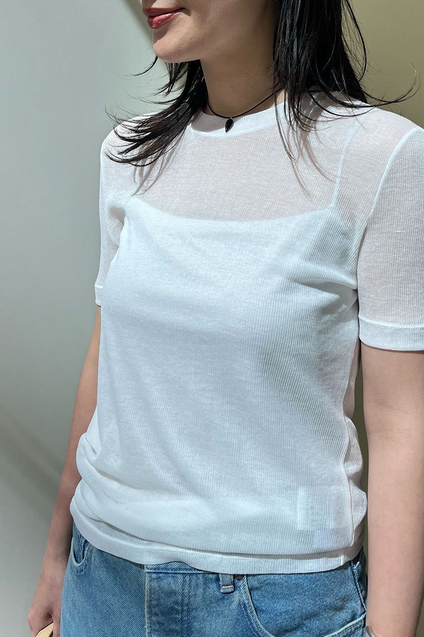 【スタニングルアー/STUNNING LURE】のシアーテレコTシャツ 人気、トレンドファッション・服の通販 founy(ファニー) 　ファッション　Fashion　レディースファッション　Fashion for Women　トップス・カットソー　Cut & Sew Tops　キャミソール&ノースリーブ　Camisoles & Sleeveless Tops　シャツ・ブラウス・オフィスカジュアル　Elegant Blouses & Button-Ups　ロングTシャツ・Tシャツ　Longline T-Shirts & Tees　カットソー・ベーシックTシャツ　Cut-and-Sewn Tops / Stretch Tees & Basics　インナー　Innerwear　キャミソール　Camisole, Spaghetti Strap Top　コンパクト　Compact, Small Size　タンク　Tank Top, Sleeveless Top　テレコ　Ribbed, Rib Stitch　フィット　Fit, Slim Fit　エレガント 上品　Elegant　other-7|ID: prp329100004012120 ipo3291000000032795566