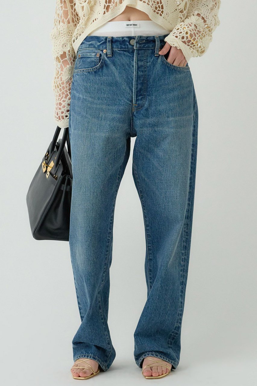 【カオス/Chaos】の【WHY NOT NOW】ナウアットデニム インテリア・キッズ・メンズ・レディースファッション・服の通販 founy(ファニー) 　ファッション　Fashion　レディースファッション　Fashion for Women　パンツ　Pants & Trousers　デニムパンツ・ジーンズ・美脚デニム　Denim Jeans & Pants　ヴィンテージ　Vintage Style　ケミカル　Chemical, Chemical Wash　ストレート　Straight, Straight Cut　デニム　Denim, Jeans Material　定番　Standard, Basic Item　パターン　Pattern, Design Print　フィット　Fit, Slim Fit　モダン　Modern, Contemporary　ヴィンテージブルー|ID: prp329100004012124 ipo3291000000035851514