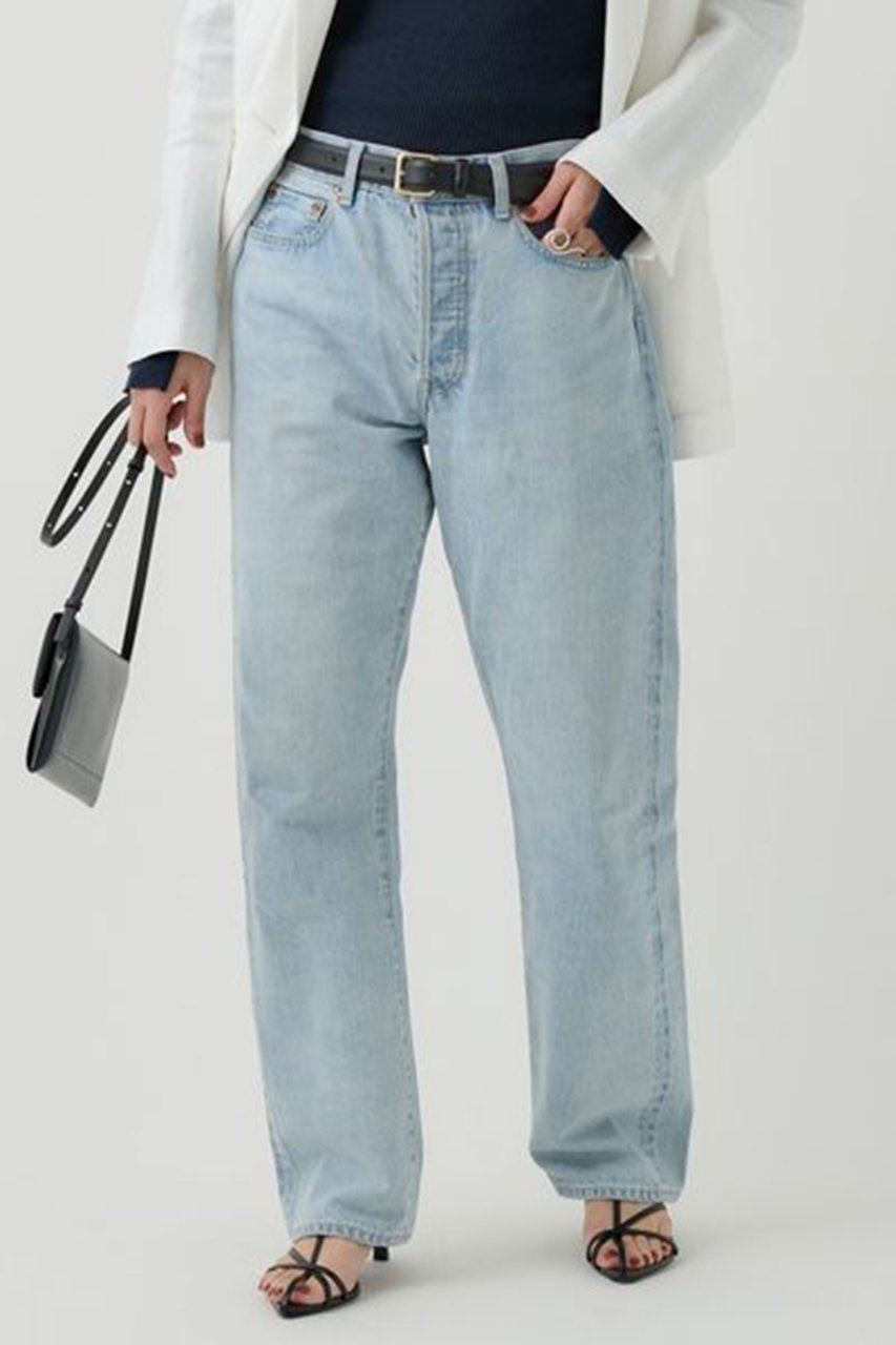 【カオス/Chaos】の【WHY NOT NOW】ナウアットデニム インテリア・キッズ・メンズ・レディースファッション・服の通販 founy(ファニー) 　ファッション　Fashion　レディースファッション　Fashion for Women　パンツ　Pants & Trousers　デニムパンツ・ジーンズ・美脚デニム　Denim Jeans & Pants　ヴィンテージ　Vintage Style　ケミカル　Chemical, Chemical Wash　ストレート　Straight, Straight Cut　デニム　Denim, Jeans Material　定番　Standard, Basic Item　パターン　Pattern, Design Print　フィット　Fit, Slim Fit　モダン　Modern, Contemporary　スーパーライトブルー|ID: prp329100004012124 ipo3291000000035851519