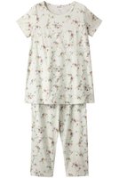 【イクコ/IKUKO】の60接結花柄プリント ロングトップスパジャマ 人気、トレンドファッション・服の通販 founy(ファニー) ファッション Fashion レディースファッション Fashion for Women トップス・カットソー Cut & Sew Tops 花柄・フラワープリント・モチーフ Floral Prints & Motifs / Flower Pattern Tops クラシカル Classical, Vintage-Inspired パジャマ Pajamas, Sleepwear プリント Print, Printed Pattern 半袖 Short Sleeve, Half Sleeve |ID:prp329100004012140