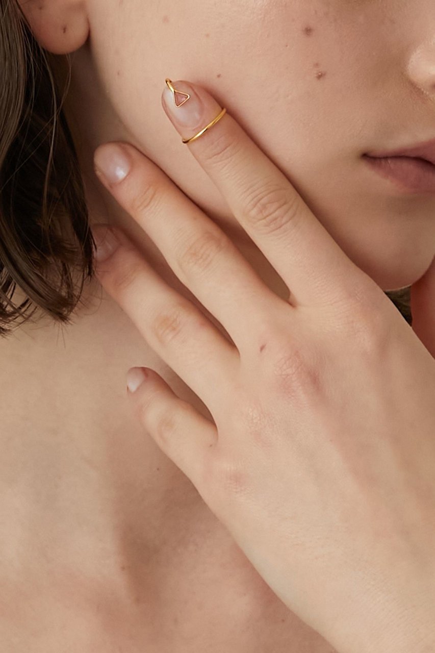 【アルティーダ ウード/ARTIDA OUD】のeden ピンクトルマリン トライアングル ネイル リング 人気、トレンドファッション・服の通販 founy(ファニー) 　ファッション　Fashion　レディースファッション　Fashion for Women　ジュエリー　Jewelry　トライアングル　Triangle, Triangular Shape　ネイル　Nail, Nail Art　other-6|ID: prp329100004013530 ipo3291000000035885716