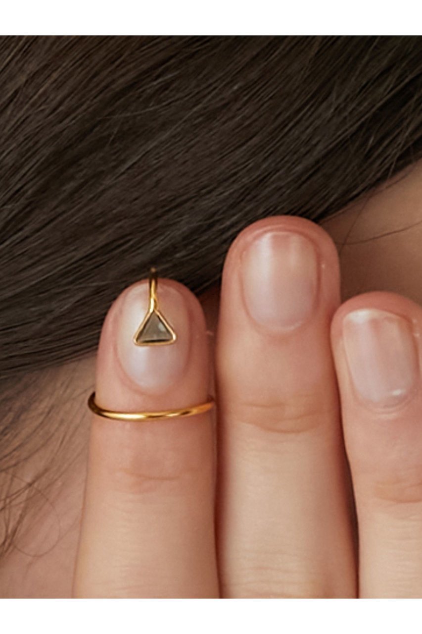 【アルティーダ ウード/ARTIDA OUD】のeden ロンドンブルートパーズ トライアングル ネイル リング 人気、トレンドファッション・服の通販 founy(ファニー) 　ファッション　Fashion　レディースファッション　Fashion for Women　ジュエリー　Jewelry　トライアングル　Triangle, Triangular Shape　ネイル　Nail, Nail Art　ロンドン　London Style, British Inspired　other-2|ID: prp329100004013531 ipo3291000000035885720