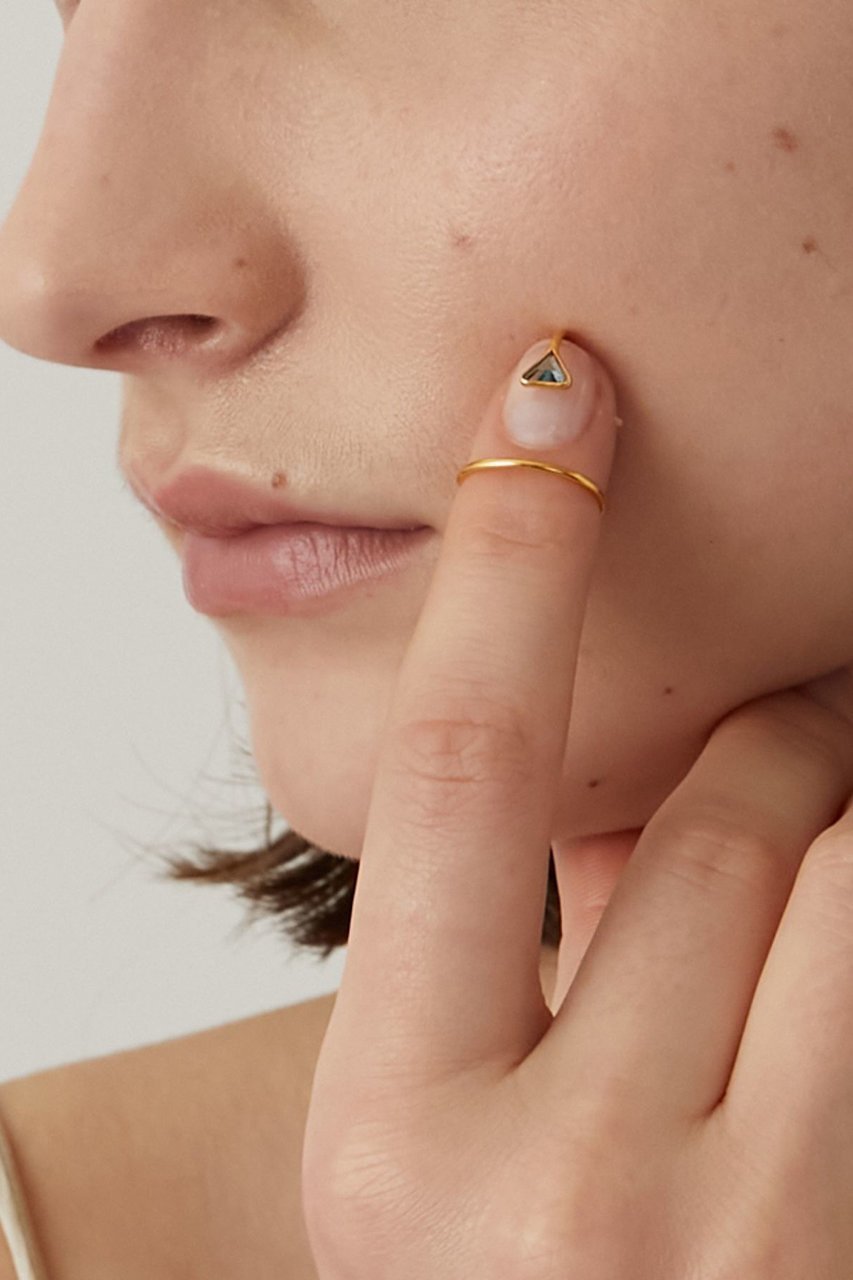 【アルティーダ ウード/ARTIDA OUD】のeden ロンドンブルートパーズ トライアングル ネイル リング 人気、トレンドファッション・服の通販 founy(ファニー) 　ファッション　Fashion　レディースファッション　Fashion for Women　ジュエリー　Jewelry　トライアングル　Triangle, Triangular Shape　ネイル　Nail, Nail Art　ロンドン　London Style, British Inspired　other-7|ID: prp329100004013531 ipo3291000000035885725