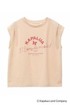 【トランテアン ソン ドゥ モード/31 Sons de mode】の【Kapaluaコラボ】タックスリーブロゴTシャツ ベージュ|ID:prp329100004013541