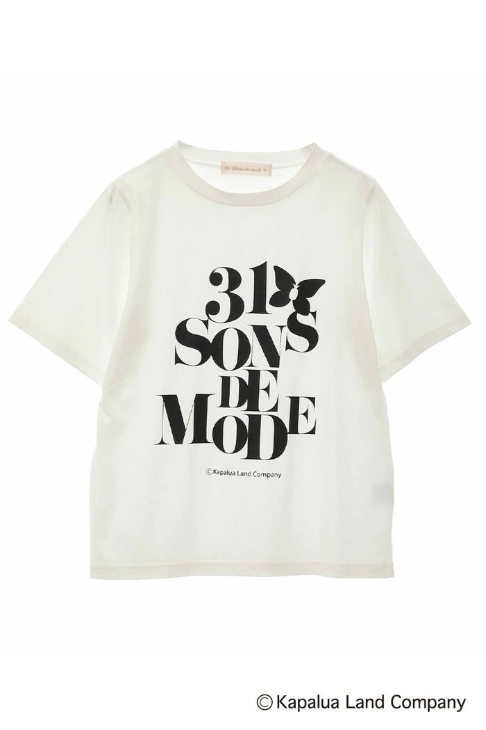 【トランテアン ソン ドゥ モード/31 Sons de mode】の【Kapaluaコラボ】ロゴTシャツ インテリア・キッズ・メンズ・レディースファッション・服の通販 founy(ファニー) https://founy.com/ ファッション Fashion レディースファッション WOMEN トップス・カットソー Tops/Tshirt シャツ/ブラウス Shirts/Blouses ロング / Tシャツ T-Shirts カットソー Cut and Sewn コラボ Collaboration ショート Short スリーブ Sleeve リゾート Resort |ID: prp329100004013542 ipo3291000000029920457